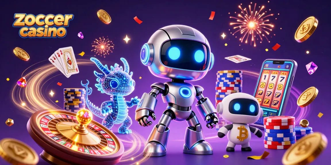 Experience winning excitement at Zoccer Casino with vibrant gaming elements.