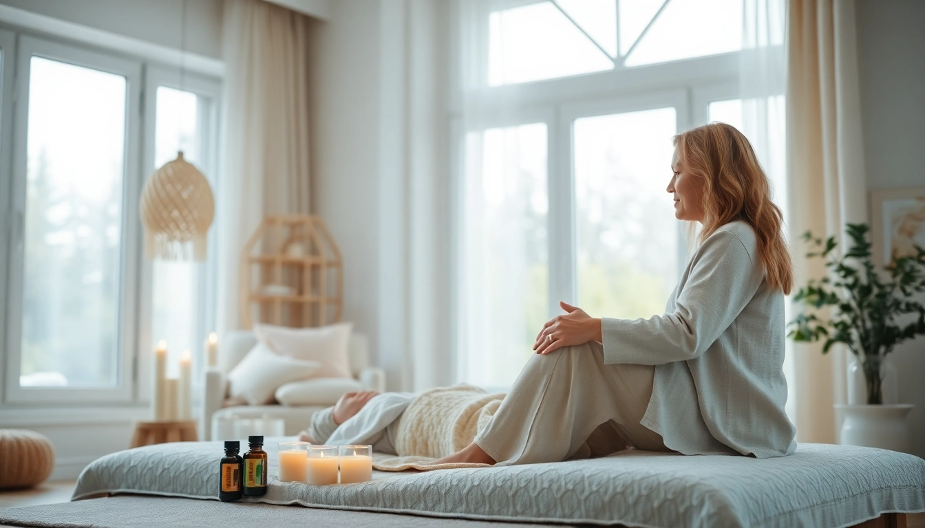 Reinkarnationstherapie in einer ruhigen Therapiesitzung mit einem Therapeuten und Klienten.