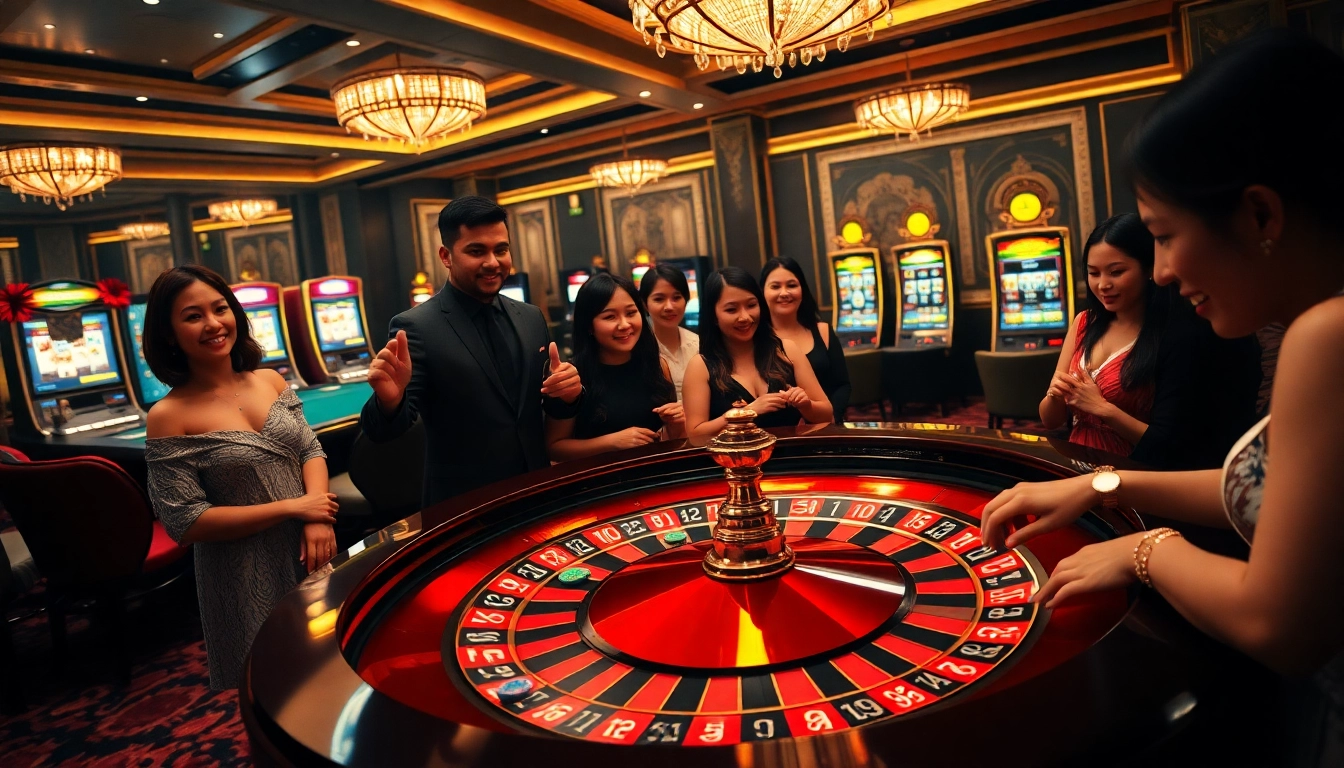Engage in thrilling casino gameplay at https://www.11jili7.com/, featuring vibrant roulette and poker actions.