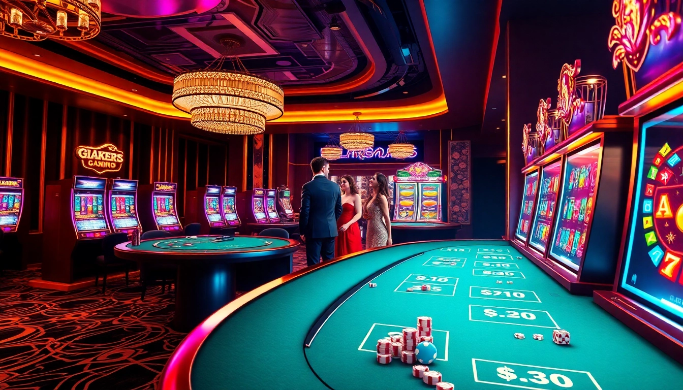 Experience the excitement of winning at https://gk88.city/ with vibrant slot machines and a luxurious casino atmosphere.